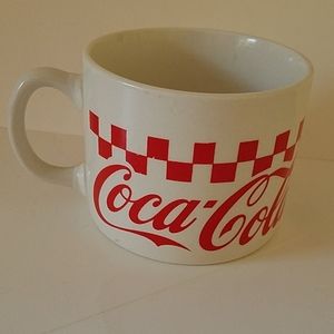 Coke Coffee Cup Coca-Cola Red White Black Jumbo